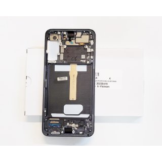 Samsung Galaxy S22+ Plus SM-S906 Wyświetlacz LCD Ekran Szybka Ekran Dotyk Digitizer Ramka GH82-27500E GH82-27500A GH82-27501A Czarny Service Pack Oryginał