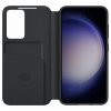 Samsung Smart View Wallet Case etui Samsung Galaxy S23 pokrowiec z inteligentną klapką okienkiem portfel na kartę EF-ZS911CBEGWW czarny