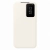Samsung Smart View Wallet Case etui Samsung Galaxy S23 pokrowiec z inteligentną klapką okienkiem portfel na kartę EF-ZS911CUEGWW kremowy