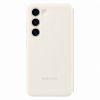 Samsung Smart View Wallet Case etui Samsung Galaxy S23 pokrowiec z inteligentną klapką okienkiem portfel na kartę EF-ZS911CUEGWW kremowy
