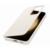 Samsung Smart View Wallet Case etui Samsung Galaxy S23 pokrowiec z inteligentną klapką okienkiem portfel na kartę EF-ZS911CUEGWW kremowy