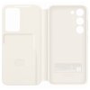 Samsung Smart View Wallet Case etui Samsung Galaxy S23 pokrowiec z inteligentną klapką okienkiem portfel na kartę EF-ZS911CUEGWW kremowy