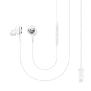 Słuchawki stereo z mikrofonem usb typ C Samsung AKG by Harman USB-C IC-100BWEGEU kolor biały oryginał