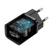 Ładowarka sieciowa Baseus Super Si Quick Charger 1C 25W z przewodem USB C do USB C 1m czarna (TZCCSUP-L01)