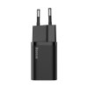 Ładowarka sieciowa Baseus Super Si Quick Charger 1C 25W z przewodem USB C do USB C 1m czarna (TZCCSUP-L01)
