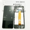Samsung Galaxy A12 SM-A125 Wyświetlacz LCD Ekran Szybka Dotyk Digitizer Korpus Ramka  GH82-24490A  GH82-24491A Czarny Oryginał Service Pack