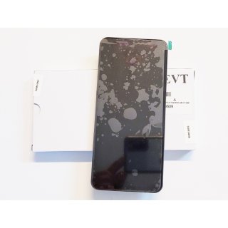 Samsung Galaxy A13 SM-A137 Wyświetlacz LCD Ekran Szybka Dotyk Digitizer Korpus Ramka GH82-28508A GH82-28653A czarny oryginał