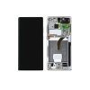 Wyświetlacz lcd ekran ramka do Samsung Galaxy S22 Ultra GH82-27488C biały Oryginał Service Pack