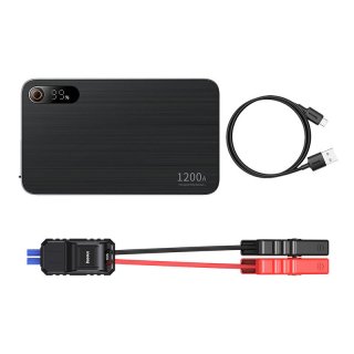 Baseus power bank Super Energy Pro+ Car Jump Starter urządzenie rozruchowe booster do samochodu 12000 mAh 12 V ( 1200 A / 600 A ) czarny C00245700111-00