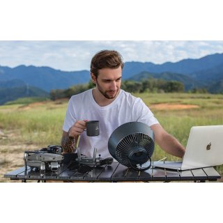 Przenośny wentylator 4w1 Flextail Max Cooler Odstraszacz Komarów Lampka Powerbank