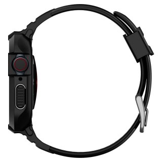 SPIGEN Rugged Armor ”PRO” Apple Watch 4 / 5 / 6 / 7 / 8 / 9 / SE (44 / 45 MM) Black