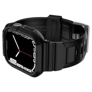 SPIGEN Rugged Armor ”PRO” Apple Watch 4 / 5 / 6 / 7 / 8 / 9 / SE (44 / 45 MM) Black