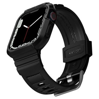 SPIGEN Rugged Armor ”PRO” Apple Watch 4 / 5 / 6 / 7 / 8 / 9 / SE (44 / 45 MM) Black
