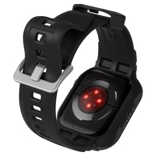 SPIGEN Rugged Armor ”PRO” Apple Watch 4 / 5 / 6 / 7 / 8 / 9 / SE (44 / 45 MM) Black