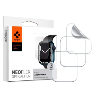 Folia Ochronna SPIGEN Neo Flex 3-Pack Apple Watch 4 / 5 / 6 / 7 / 8 / 9 / SE (40 / 41 MM) Clear