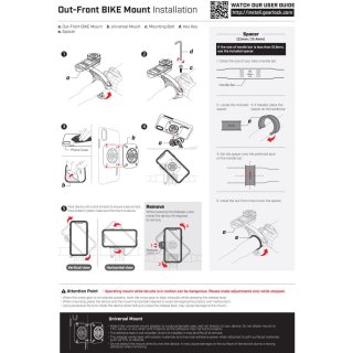 SPIGEN Gearlock Mf100 Out Front Bike Mount