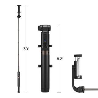 SPIGEN S540w BLUETOOTH Selfie Stick Tripod Black