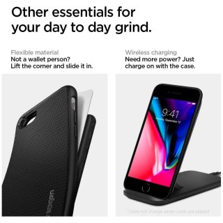 SPIGEN Liquid AIR Iphone 7 / 8 / SE 2020 / 2022 Black