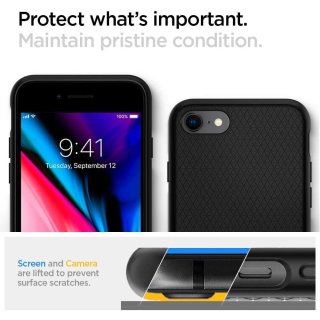 SPIGEN Liquid AIR Iphone 7 / 8 / SE 2020 / 2022 Black