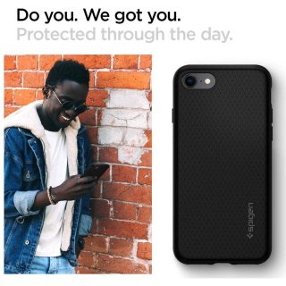 SPIGEN Liquid AIR Iphone 7 / 8 / SE 2020 / 2022 Black