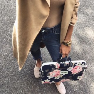 Canvaslife Briefcase Laptop 15-16 Navy Rose