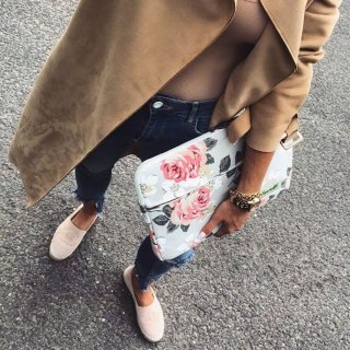 Canvaslife Briefcase Laptop 15-16 Navy Rose