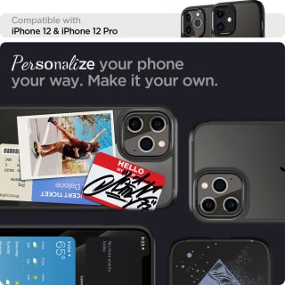 SPIGEN ULTRA Hybrid Iphone 12 / 12 PRO Matte Black