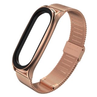 Tech-Protect Milaneseband Xiaomi Mi Smart Band 5 / 6 / 6 NFC Rose Gold