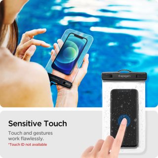 SPIGEN A601 Universal Waterproof Case 2-Pack Crystal Clear