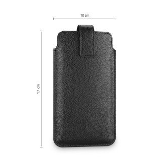 Tech-Protect Sm65 Universal Phone Pouch 6.0-6.9 Inch Black/Black
