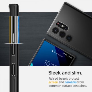 SPIGEN Thin Fit Galaxy S22 ULTRA Black