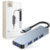 Tech-Protect V1-Hub Adapter 4In1 Grey