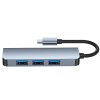 Tech-Protect V1-Hub Adapter 4In1 Grey