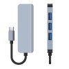 Tech-Protect V1-Hub Adapter 4In1 Grey