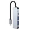 Tech-Protect V2-Hub Adapter 4In1 Grey