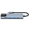 Tech-Protect V3-Hub Adapter 5In1 Grey