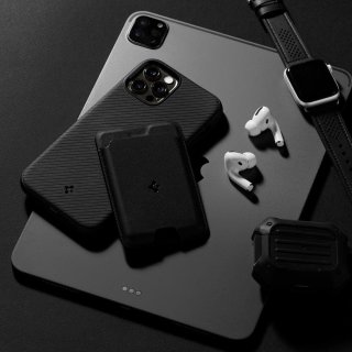 SPIGEN Valentinus Magsafe Universal Magnetic Card Holder Black