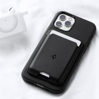 SPIGEN Valentinus Magsafe Universal Magnetic Card Holder Black