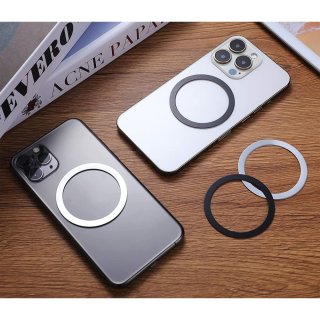 Tech-Protect Magmat Magsafe Universal Magnetic Ring 2-Pack Black & Silver