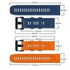 Tech-Protect Iconband Garmin Fenix 5X / 5X PLUS / 6X / 6X PRO / 7X / 8 (51 MM) Orange