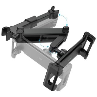 Tech-Protect V1 Stretchable Headrest Car Mount For Tablet Black