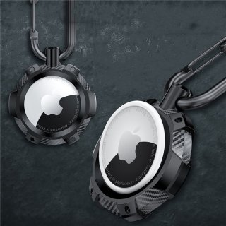 Tech-Protect Tpucarbon Apple Airtag 1 / 2 Black