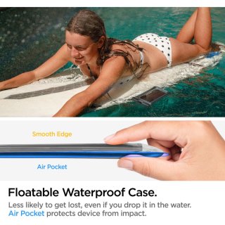 SPIGEN A610 Universal Waterproof Float Case 2-Pack Black