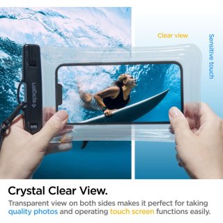 SPIGEN A610 Universal Waterproof Float Case Crystal Clear