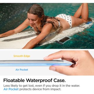 SPIGEN A610 Universal Waterproof Float Case Crystal Clear