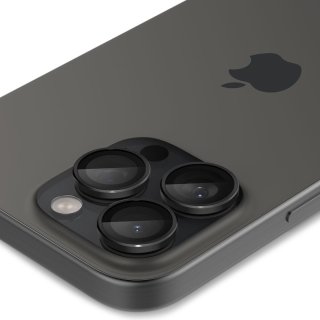 Osłona Aparatu SPIGEN Optik PRO Glas.Tr ”Ez Fit” Camera Protector 2-Pack Iphone 14 PRO / PRO MAX / 15 PRO / PRO MAX / 16 PRO / PRO MAX Black