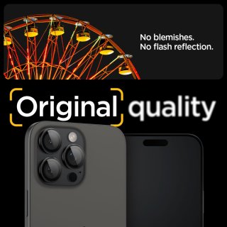 Osłona Aparatu SPIGEN Optik PRO Glas.Tr ”Ez Fit” Camera Protector 2-Pack Iphone 14 PRO / PRO MAX / 15 PRO / PRO MAX / 16 PRO / PRO MAX Black