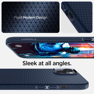 SPIGEN Liquid AIR Iphone 14 PLUS / 15 PLUS Navy Blue
