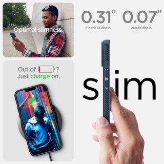 SPIGEN Liquid AIR Iphone 14 PLUS / 15 PLUS Navy Blue