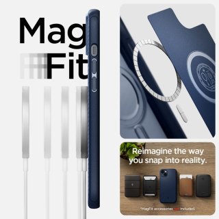 SPIGEN Mag Armor Iphone 14 PLUS / 15 PLUS Navy Blue